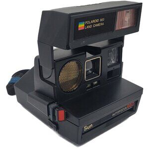 Polaroid 600 Land Camera SunLP Autofocus 660 & Strap Vintage Instant Photo Film